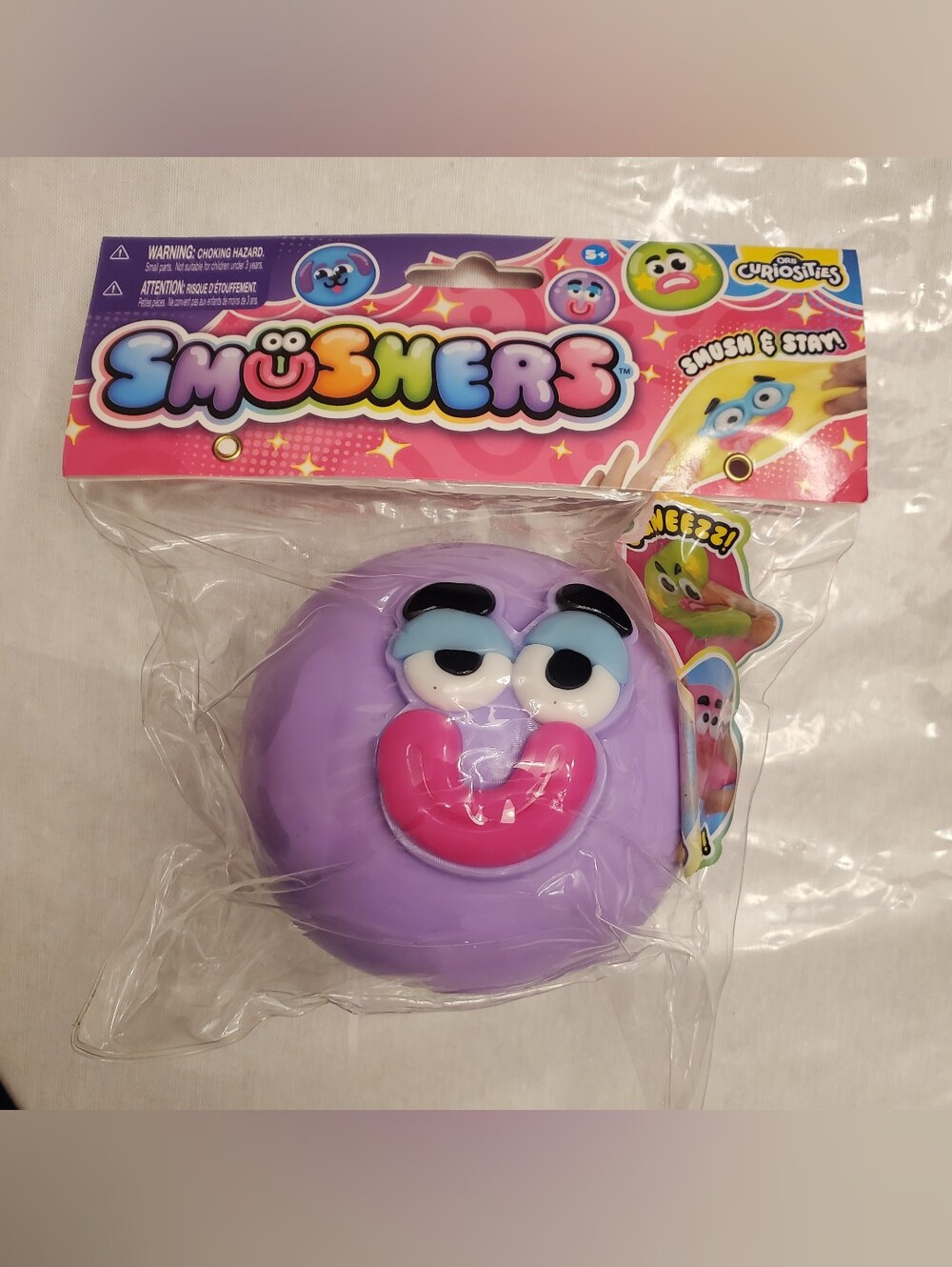 NWT SMUSHER ORB CURIOSITIES SMUSH & SQUISH VIRAL TIKTOK SQUISHY PURPLE SEALED